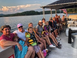 Dinner cruise on Summersville Lake, WV.