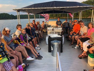 Dinner cruise on Summersville Lake, WV.